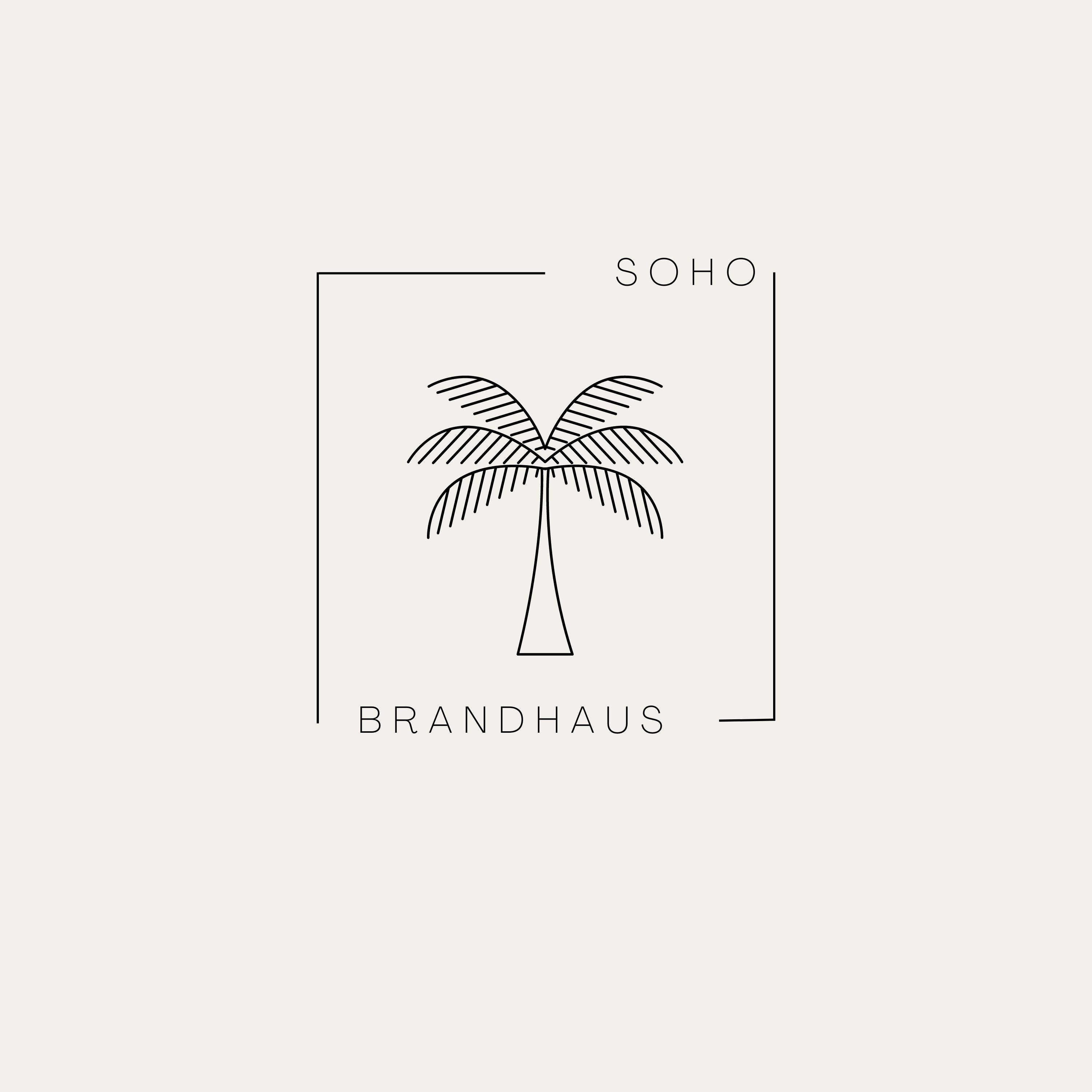 Palm Tree Logo Personalized Modern Minimalistic Etsy