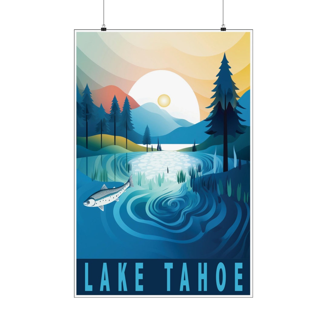 Poster Lac Tahoe