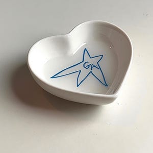 GA Star — Mini Heart Trinket Dish for Jewelry & Keepsakes