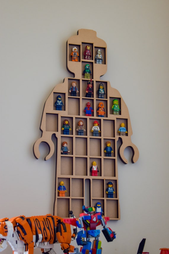 Lego Man | Lego Minifigure Display Shelf | Lego Display | Minifigures | Kids decor | Gift for Kids