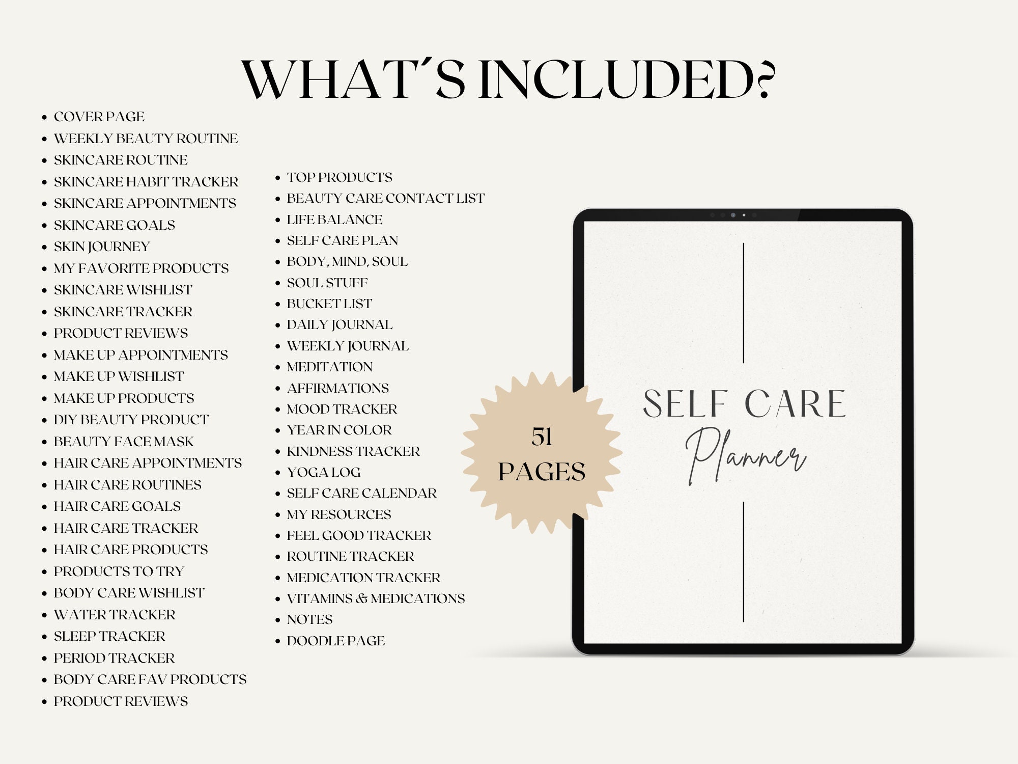Editable Self Care Planner in Canva Canva Template Pack Beauty Planner ...