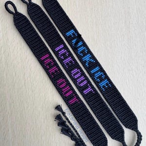 Anti-ICE bracelets & keychains