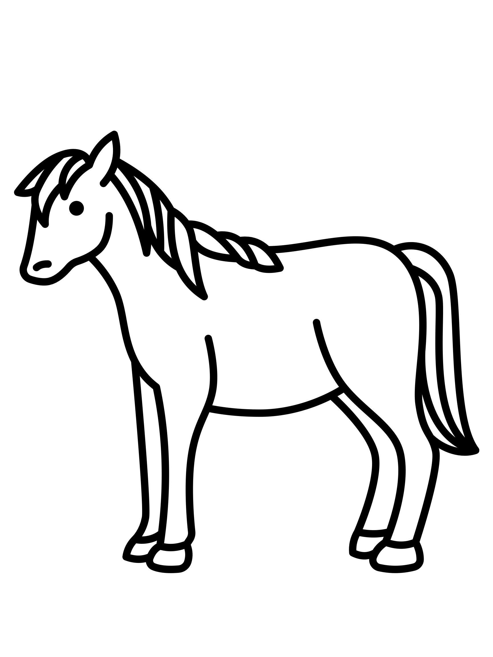 Horse Coloring Page