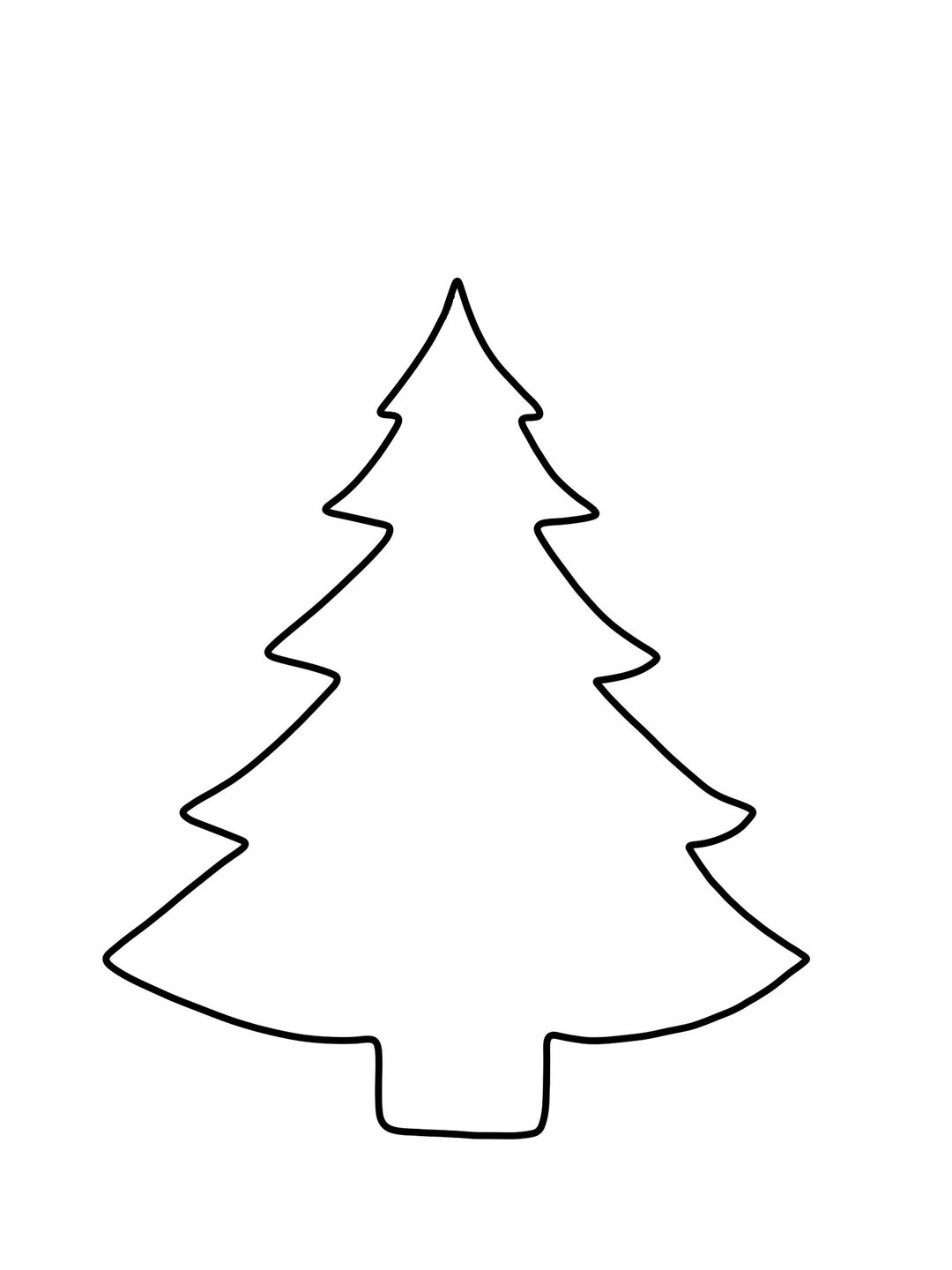 Christmas Tree Printable Coloring Page JPEG Image Etsy Christmas Tree Printable Coloring Page JPEG Image Etsy