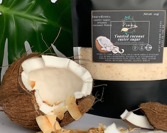 Gerösteter Kokosnusszucker: Gourmet Back- und Cocktailzucker