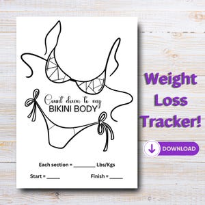 Gewichtsverliestracker afdrukbare A5-A4-paginaplannerpagina weeglogboek Health Tracker Health Journal Gezondheidslogboek Gewichtsverliesgrafiek afdrukbaar