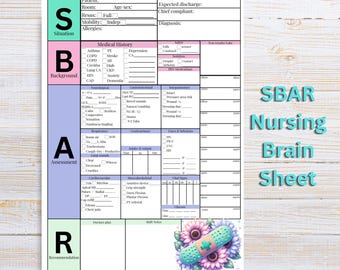 SBAR Nurse Report Sheet for Nursing Student Med Surg SBAR Report Sheet for Nursing Student SBAR Brain Sheet Nursing Report Sheet To Do List
