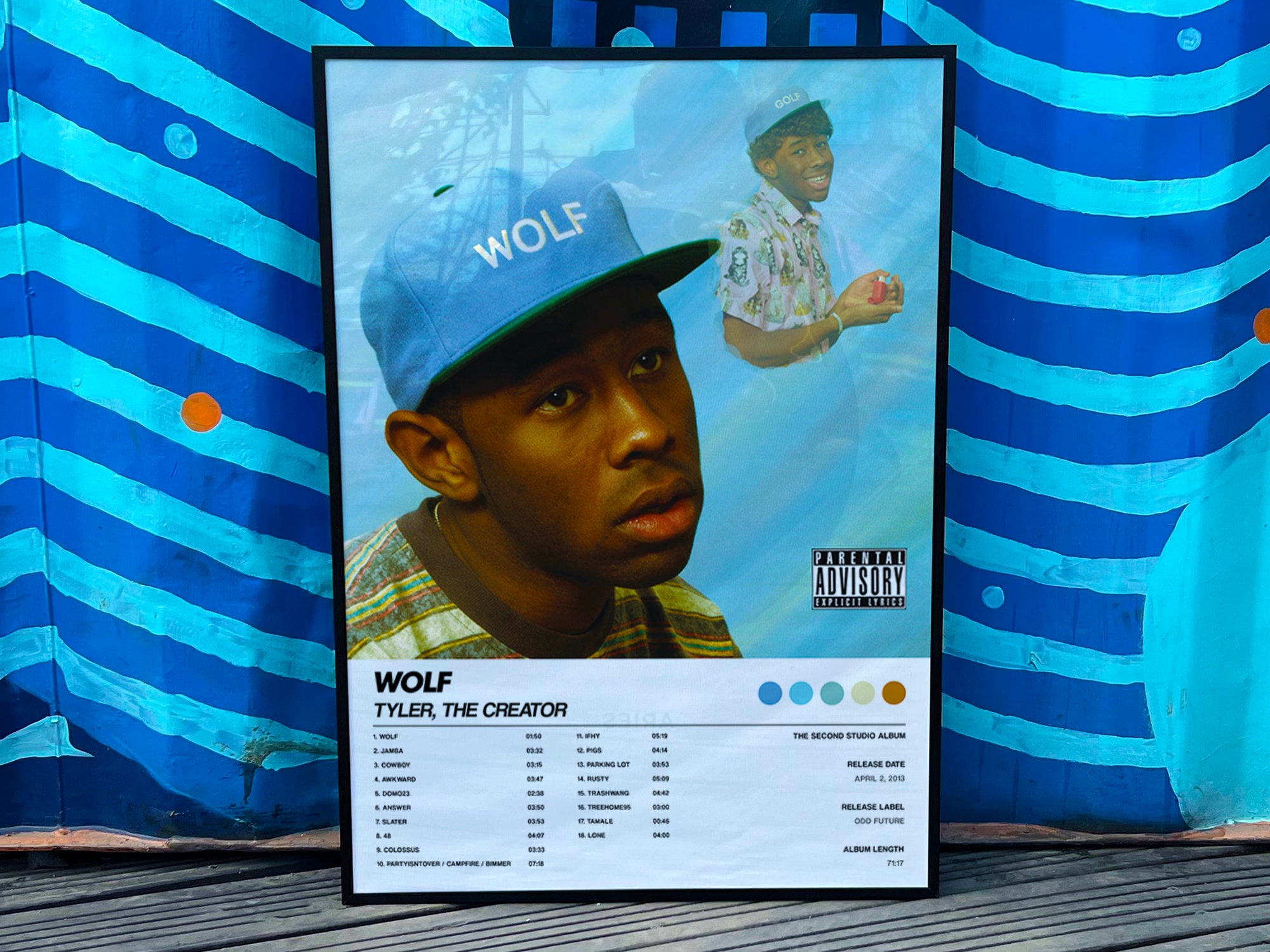 Tyler The Creator Wolf Album Cover Wallpaper