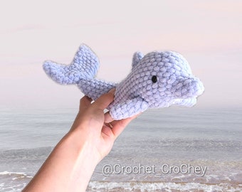 ハンドメイド　夏　編みぐるみ　インテリア　置物　海の生き物　イルカ イルカちゃんのあみぐるみ🐬 海の生き物シリーズが増えました