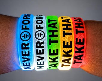 Take That Never Forget LED Glow Bracelets, Concert Party Bangle Ligths