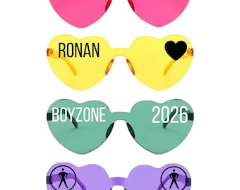 Boyzone One for the road 2026 inspired sunglasses, tote bags, led wristband, bracelets