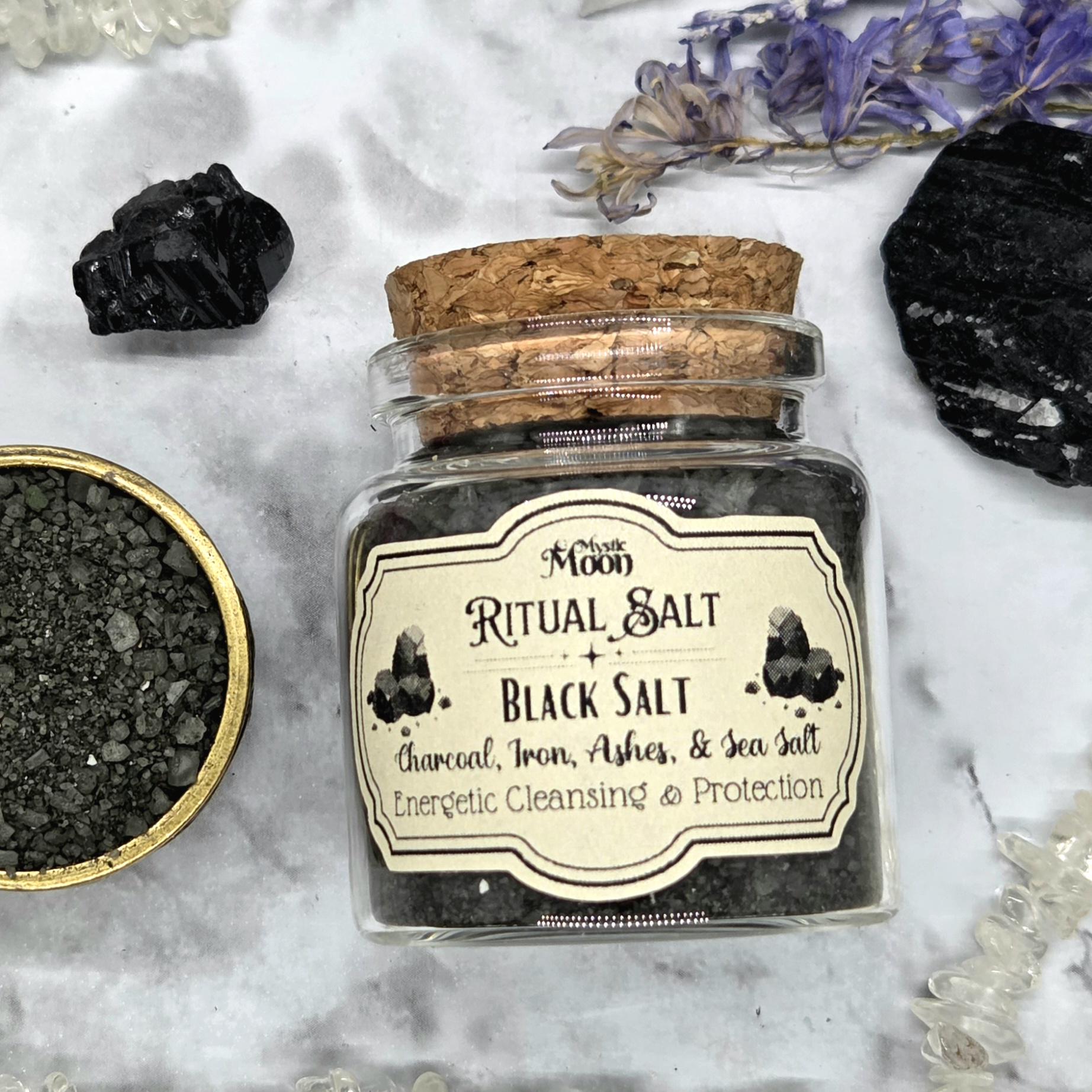 Witch's Black Salt Ritual Salt: Protection & Energetic Cleansing ...