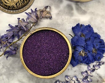 Cauldron Sand – Moon-Charged Hand Colored Sand for Incense, Candles, Charcoal, Spells, Rituals, Color Magic + Surprise Treasure Inside