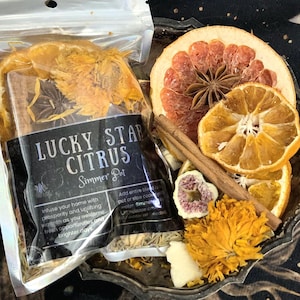 Simmer Pot Blends: Lucky Star Citrus, Winter Solstice (More blends on the way)