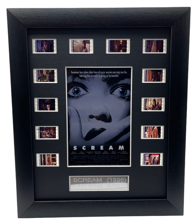 Scream Display Case Horrorcells : Scream (1996) Filmcell - Etsy