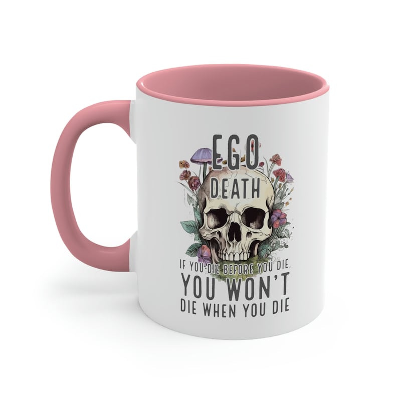 Ego Death Becher, spiritueller Becher, magischer Pilz Becher, Geschenk für Hippie, Pilzliebhaber Becher, Cottagecore Becher, psychedelischer Becher, Hippie Becher Bild 8