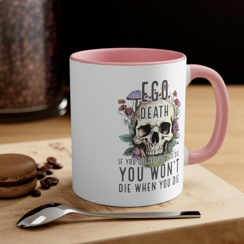 Ego Death Becher, spiritueller Becher, magischer Pilz Becher, Geschenk für Hippie, Pilzliebhaber Becher, Cottagecore Becher, psychedelischer Becher, Hippie Becher Bild 7