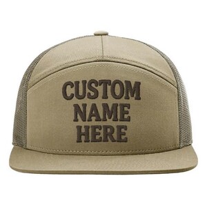 Custom Name Embroidered Hat – Personalized Trucker Hat with Your Text – Gift for Him, Her, or Yourself