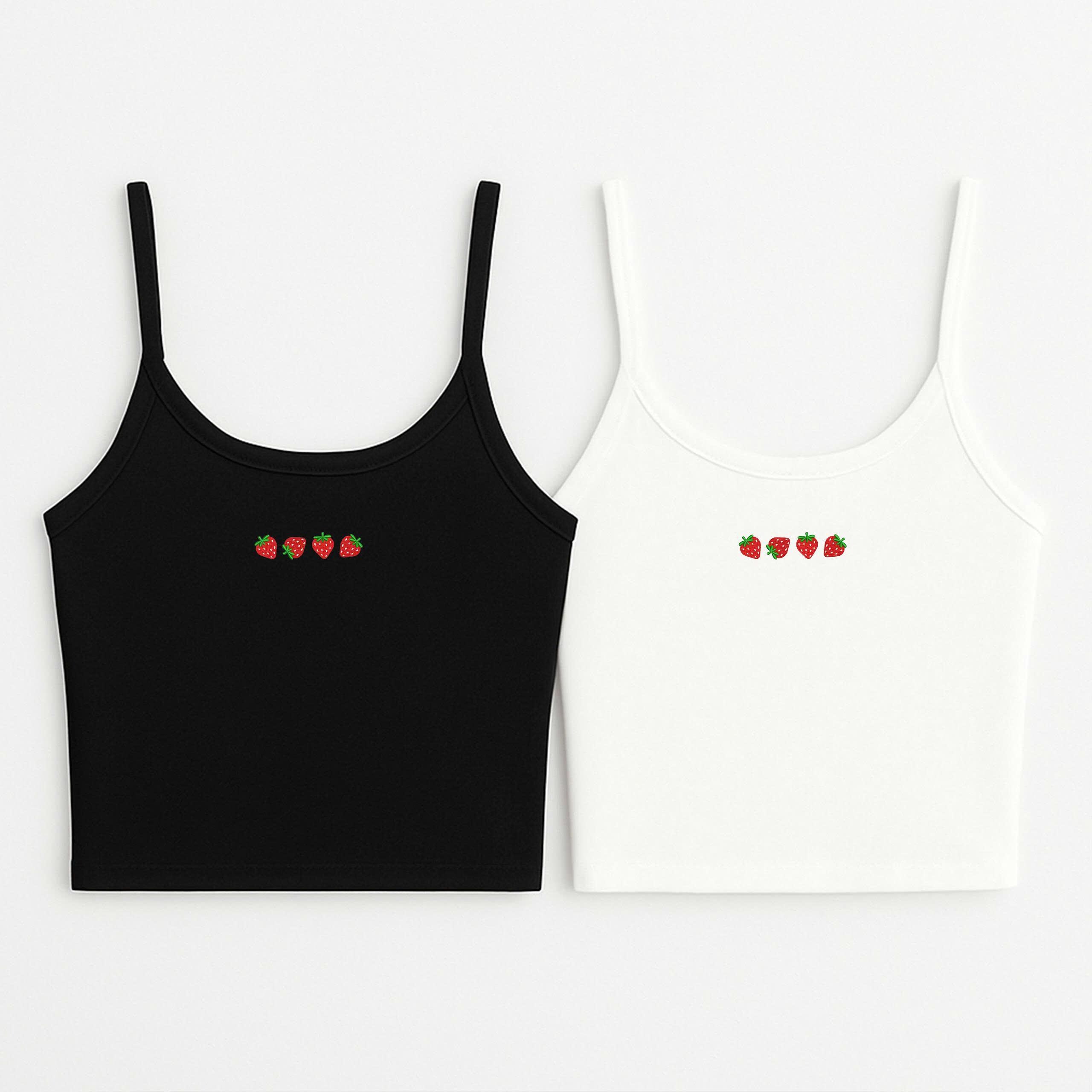 Strawberry Crop Top - Etsy
