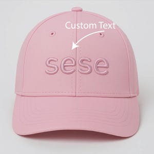 Custom Puff Embroidered Hat – Personalized Text Dad Hat, 3D Foam Embroidery Baseball Cap, Custom Name Hat Gift