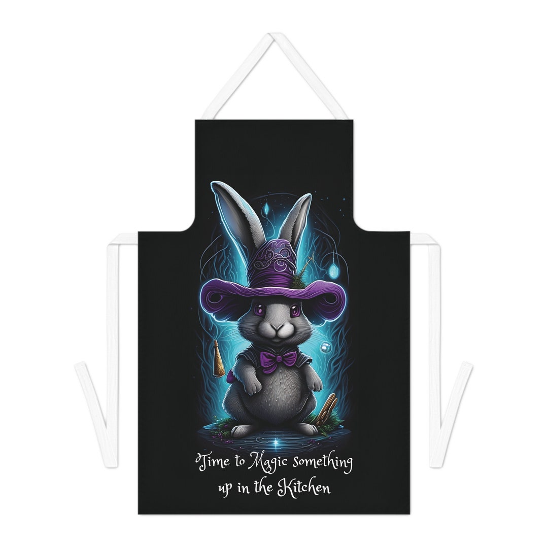Magic Rabbit Kitchen Cooking and Baking Adult Apron Etsy
