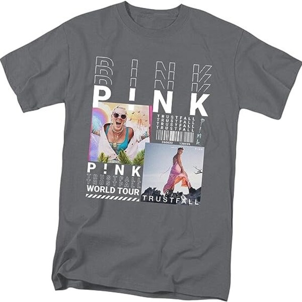 Pink Trustfall Tour T Shirt - Etsy