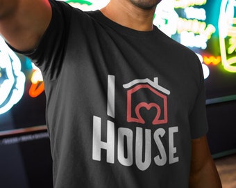 House Music T-Shirt, Ibiza Rave Top, Old Skool Techno