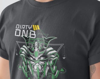 DnB Samurai Robot T-Shirt: 90s Rave Music, Junglist Style