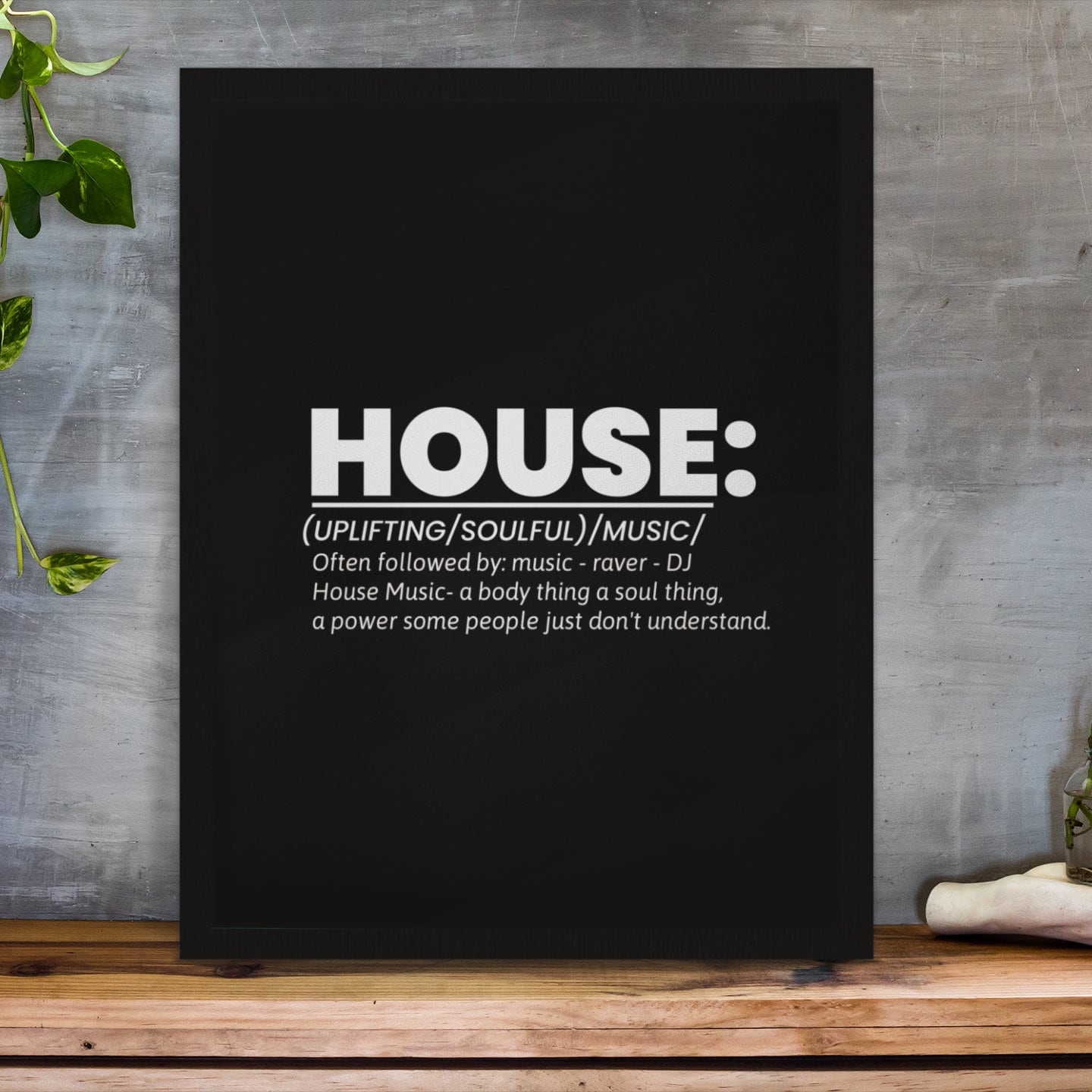 Soulful House Music Poster: Raver DJ Art Print - Etsy