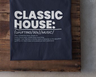 Classic House 90s Dance Music T-Shirt | Soulful House Festival Dj Tee