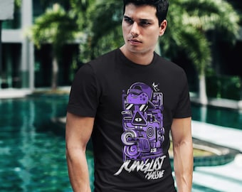 Junglist Massive Graphic Tee: 90s Raver Drum & Bass Shirt