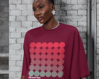 Afro House Music Festival T-Shirt, Vibrant Graphic Print, Unisex Jersey Top
