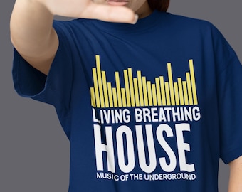 House Music DJ Tee | Deep, Tech, Soulful Vibes (100% Cotton)