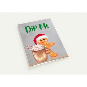Lot de 10 cartes de voeux (enveloppes standard), drôles, mignonnes, bonhomme en pain d'épice, gingembre McCrumbs