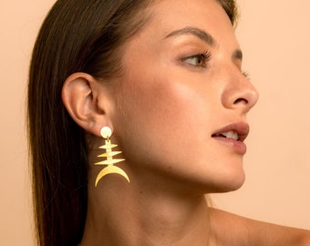 Kokalo Earrings - Gold Plated Silver Jewelry