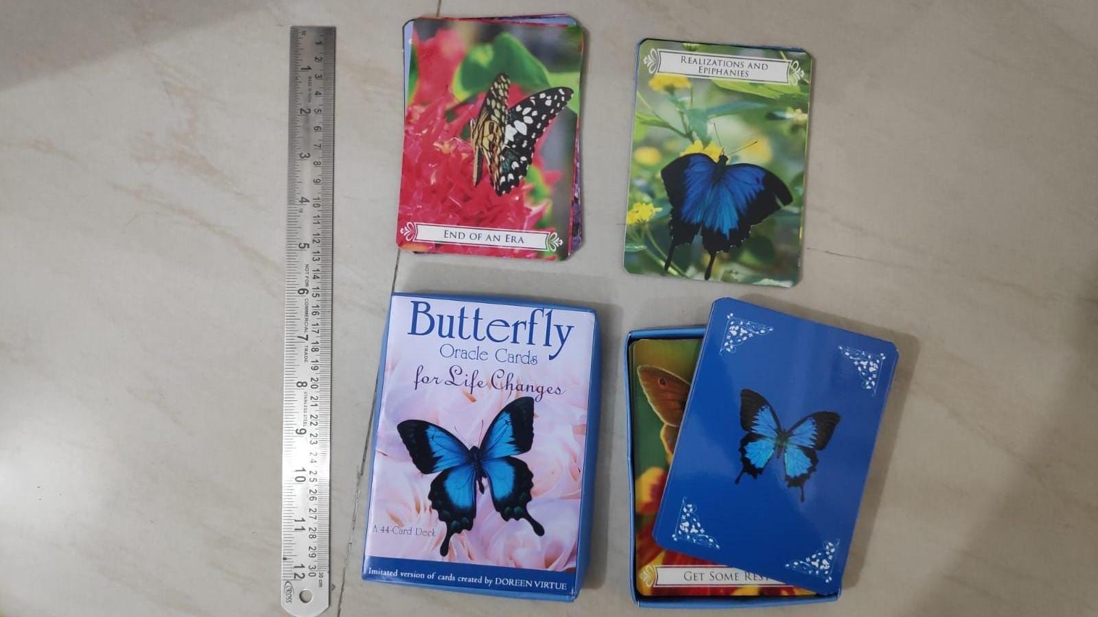 Butterfly Oracle Cards | Life Change Guidance 44 Cards