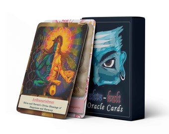 Shiv-kali Oracle Cards | 24 Hindu Deity Guidance Cards | Shiva