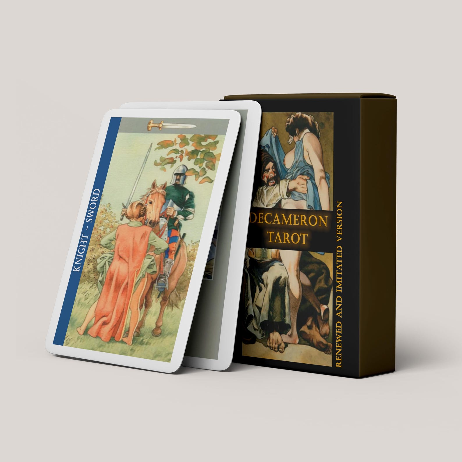 DECAMERON Tarot Renewed Deck for 18+ and Mature Audience Etsy