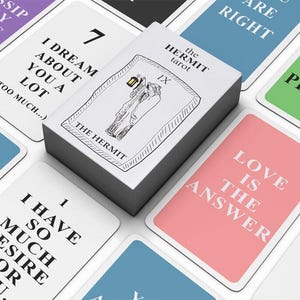 Einsiedler Tarot Kanalisierte Nachrichten Orakel Karten Deck
