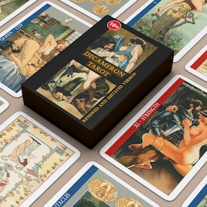 DECAMERON Tarot | Renewed | Deck for 18+ and Mature audience