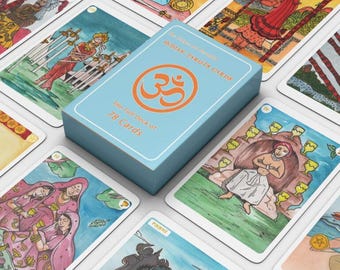 The Indian Tarots | Full 78 Card Tarot Deck | Hindu Mythology Tarot | Sanatan Dharma Deck | Vedic Spirituality | Major & Minor Arcana