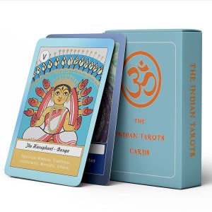 Les cartes des tarots indiens - Bénédictions de Sanatan - Lot de 22 arcanes majeurs - [Édition collection]