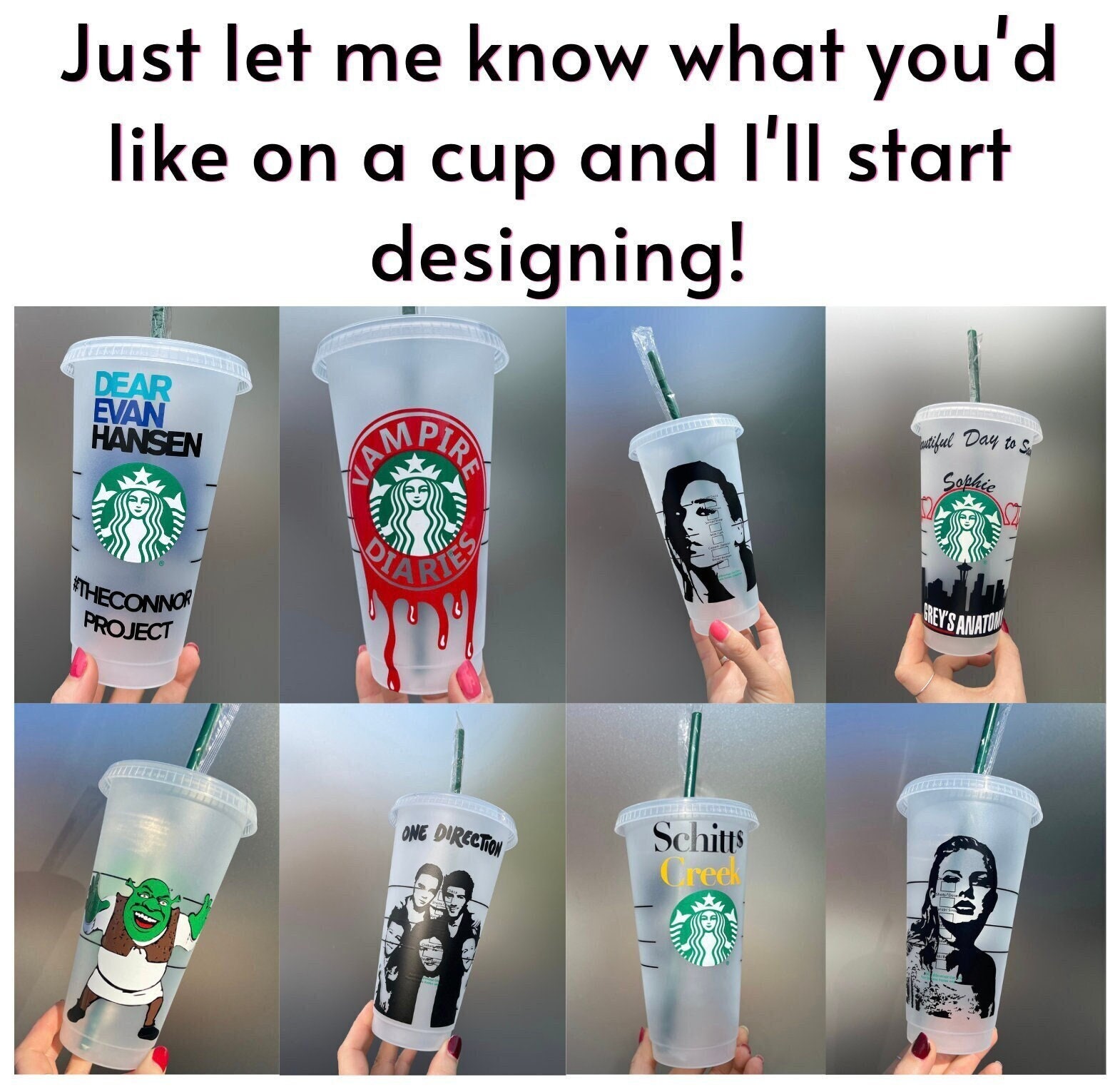 Custom Ivy Starbucks Cold Cup – Thee Personalized Touch