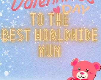 Best Mum valentine-post card-jpg, valentine-stickers-card, lovers-day, valentines-gifts.