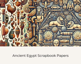 Ancient Egypt Scrapbook Papers
