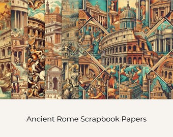 Ancient Rome Scrapbook Papers