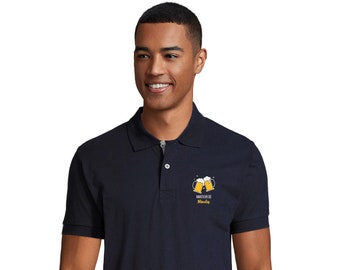 Polo homme brodé - Amateur de blondes