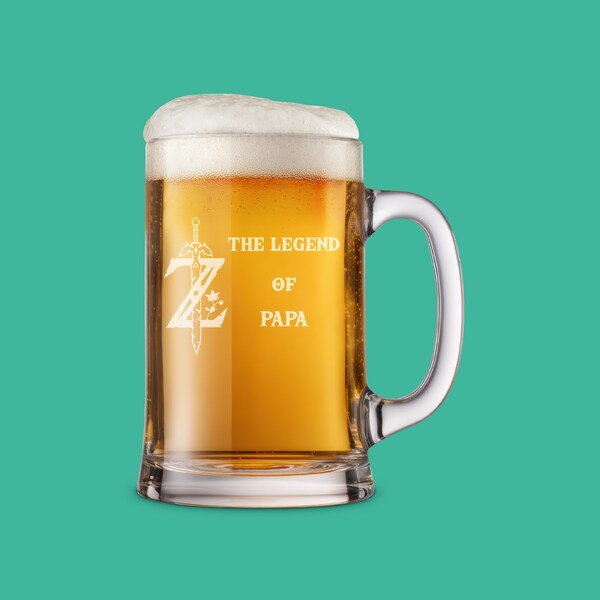 Chope de bière personnalisé - The legend of Zelda