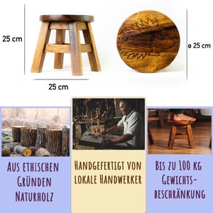 Hochwertiger Kinderhocker
Stuhl für Kinder
Kinderstuhl aus Holz
Handgeschnitzter Hocker