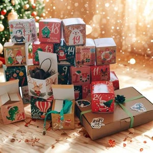 Calendrier De L'Avent Chevaux 2024 - 24 Figurines Uniques | Décoration Noël Pour Amateurs D'Équitation - 4